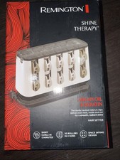 Remington Shine Therapy Argan Oil Keratin Treated Hair Setters Hot Rollers NEW