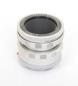 Leica Leitz Elmar 65mm f 3.5 lens with 16464K focusing helicoid - M Mount