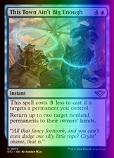 MTG This Town Ain't Big Enough (74/469) Outlaws of Thunder Junction NM FOIL