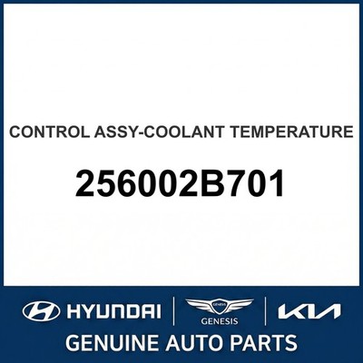 2016-2020 Kia Forte Steuerbaugruppe - Kühlmitteltemperatur OEM Neu 256002B701