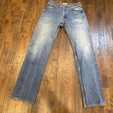 Vintage Levi’s 501 Denim Jeans 31x38 XX (29x33 Actual) – Made in Mexico –