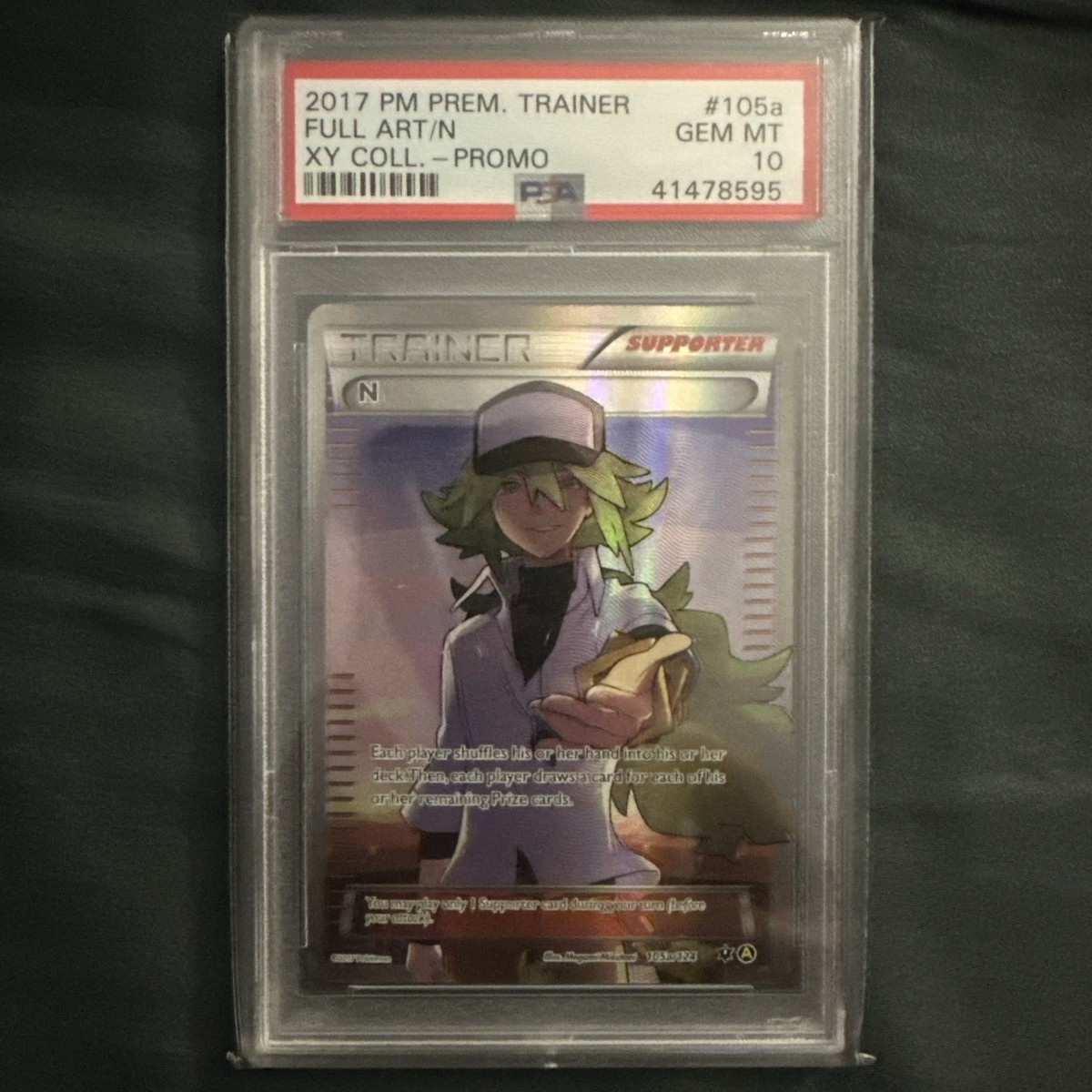 Pokemon N Xy Collection Alternate Full Art Promo #105a PSA 10 Gem