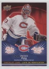 2009-10 Upper Deck McDonald's Checklists Patrick Roy #CL1 HOF 0sf1