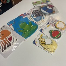 Carson Dellosa Colorful Cut-Outs Frogs Peacoc...