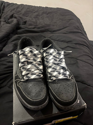 Nike Air Jordan 1 Low OG SP Travis Scott Black Phantom Black DM7866-001