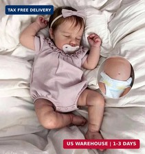 Reborn Baby Dolls Full Body 20 in Realistic Babys Doll, Posable 3D Skin Real Loo