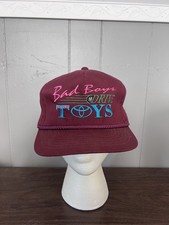 Vintage 90s Bad Boys Drive BAD Toys Toyota Strapback Cap Hat