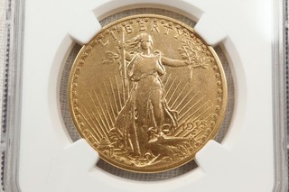 NobleSpirit GOLD 1915 $20 NGC VF35 PLEASING Interesting APPEARANCE