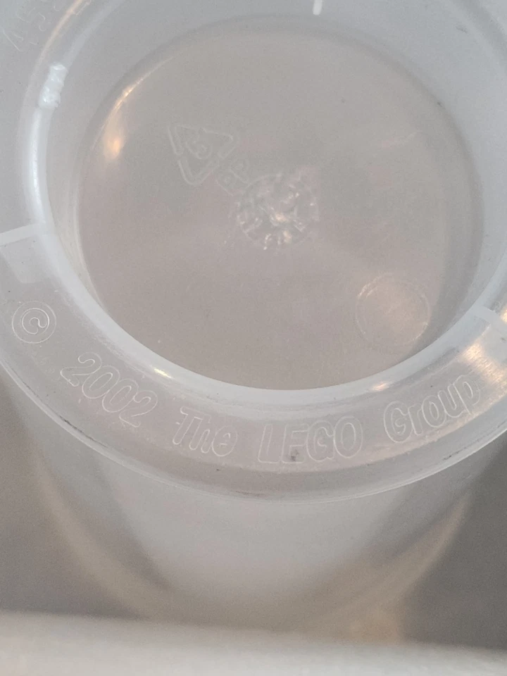 Large Pick A Brick Cup With Lid LEGO Storage Plastic Containers  - Image 4 of 4