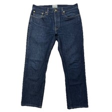 Sid Mashburn Jeans Men's W33/L27 Button Fly Straight Made In USA