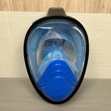 Unbranded Full Face Snorkel Mask Adult Blue Does NOT Include Breathing Tube 