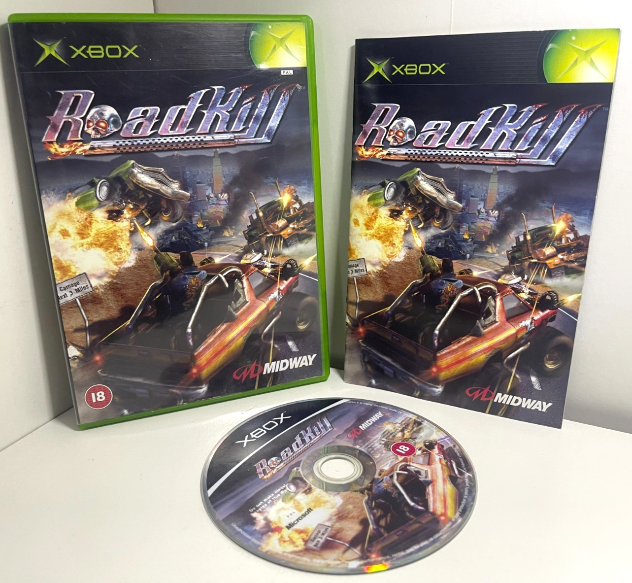 NEAR MINT (XBOX) Roadkill - Same Day Dispatched - UK PAL