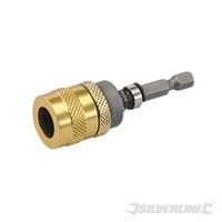 Silverline ~ Trockenbau - Bithalter 1/4-Zoll Magnetisch Rigips Tiefeneinstellung