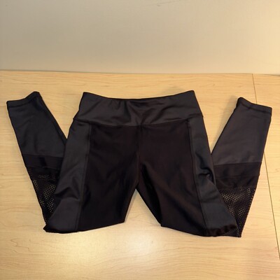 M/R •*¨*•.¸♬︎ 90 degree by Reflex Leggings Vent Leg Med Rn 144527 Black Workout