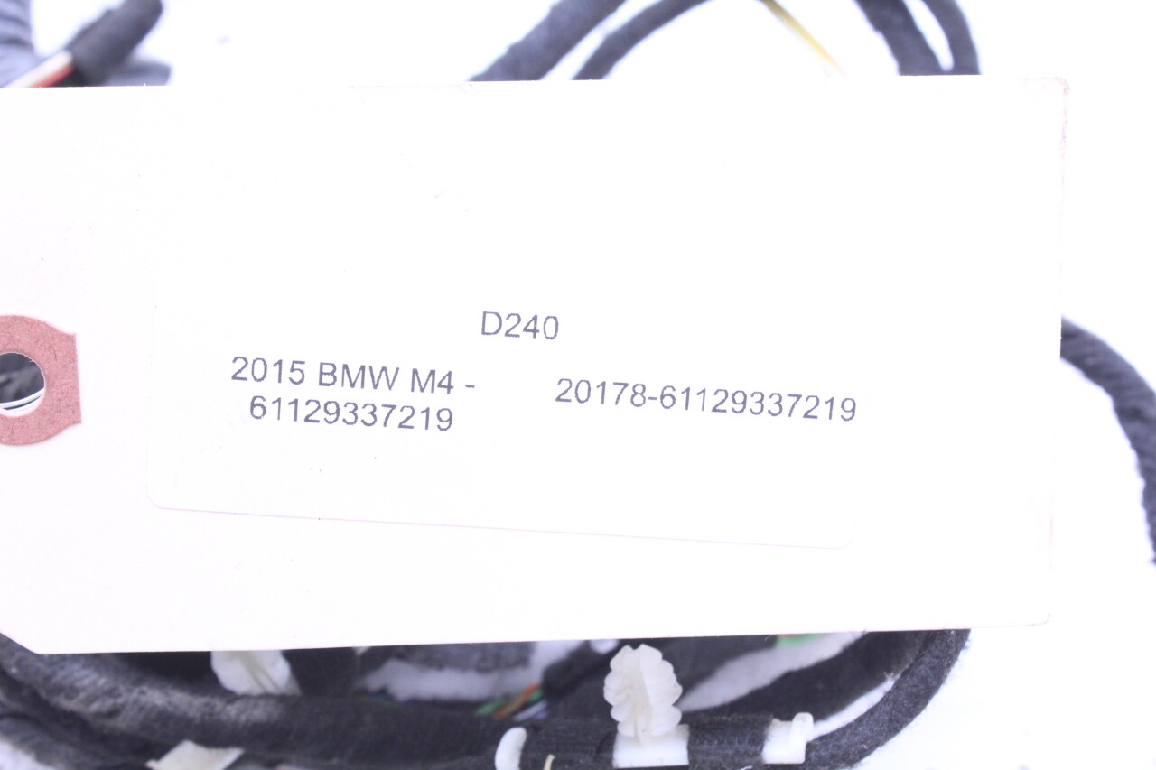 2015 BMW M4 F82 Co Drivers Door Wiring Harness | eBay