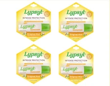 Lypsyl Intense Protection Original Mint Lip Balm, .10 oz. - Pack of 4