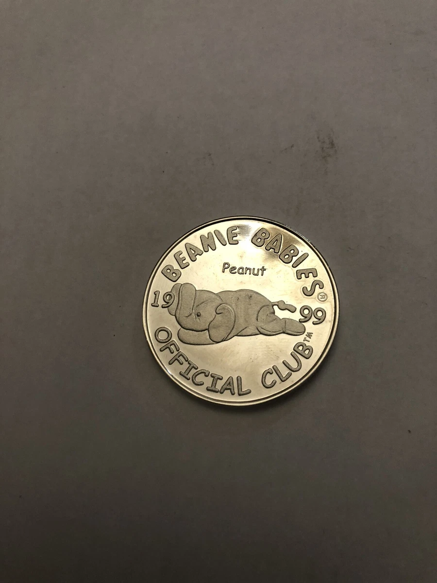 TY Beanie Babies Official Club Collectors Original Coin Peanut 1999