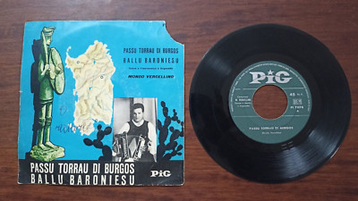 3409 45 Runden WELT VERCELLINO PASSU TORRAU DI BURGOS SARDISCHE MUSIK