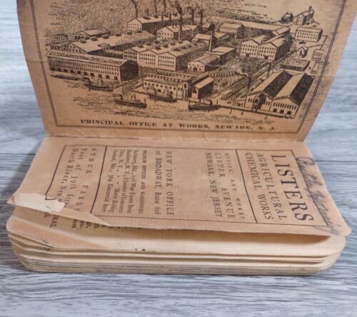 Listers Agricultural Chemical Works Yearbook for 1906 + Journal Notes Newark, NJ - Imagen 3 de 11