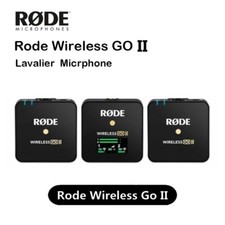Rode Wireless Go II Wireless Lavalier Microphone Dual-Channel Studio Mic 200m