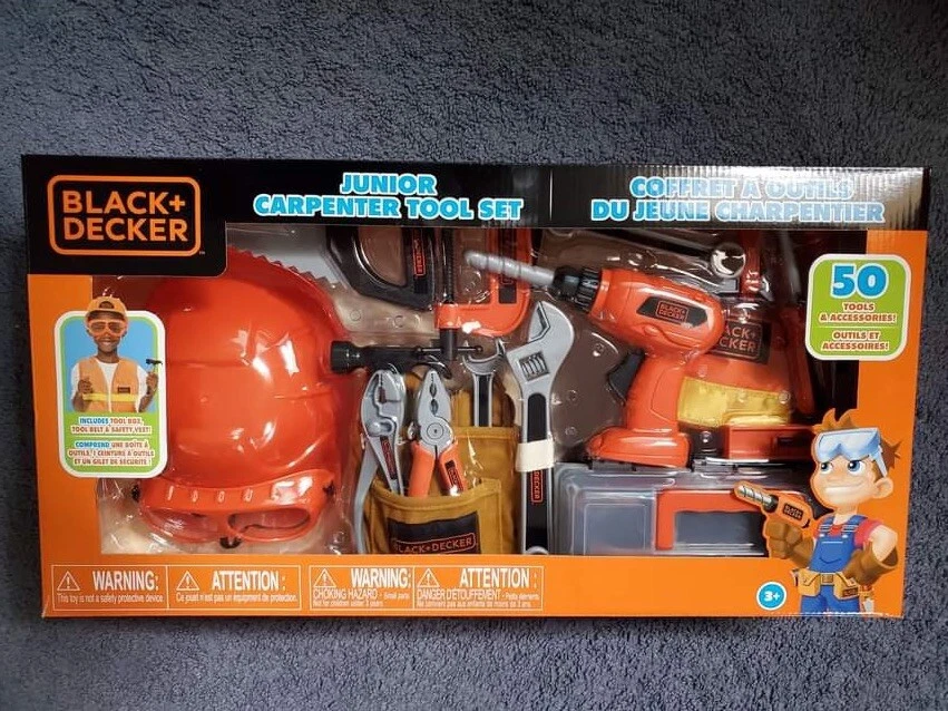  BLACK+DECKER Junior Carpenter Tool Set : Everything Else