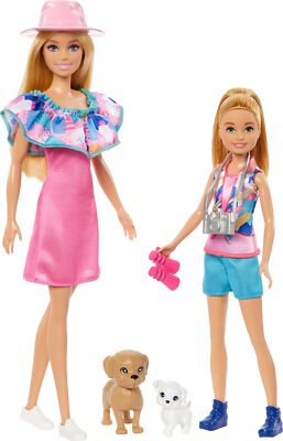 Barbie and Stacie Sister Doll Playset Summer Adventure with Accessories