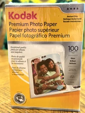 NEW Kodak Premium Photo Paper  100 sheets 4 x 6  Works with Canon Epson HP Dell