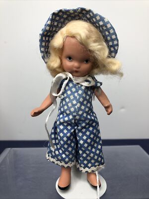 5  Vintage Nancy Ann Storybook Bisque Doll Blonde 78 Margie Ann Pudgy Tummy X