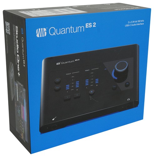 Presonus Quantum ES2 2 x 2 USB-C Audio Recording Interface+Headphones+Backpack - Picture 10 of 12