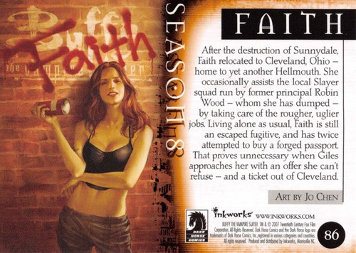 2007 INKWORKS BUFFY VAMPIRE SLAYER 10TH ANNIVERSARY PICK-A-CARD 1-90 BASE CARDS - Picture 173 of 181