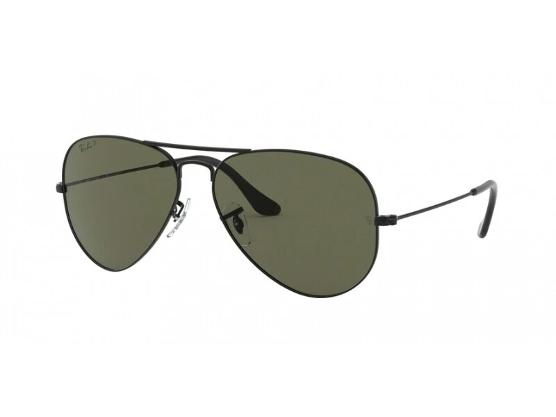 Ray Ban Sunglasses RB3025 AVIATOR LARGE METAL W3361 Black green G15 Unisex