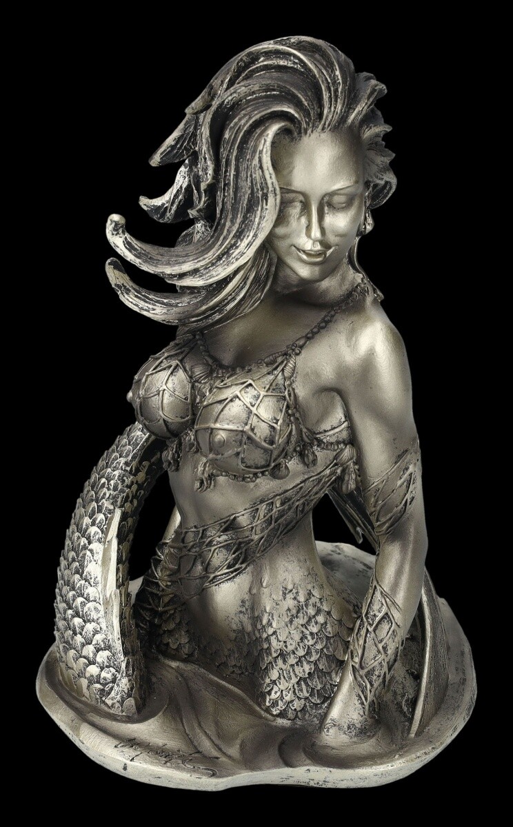 Mermaid Figure - Smiling Siren | Fantasy Decoration Figure 19.5cm