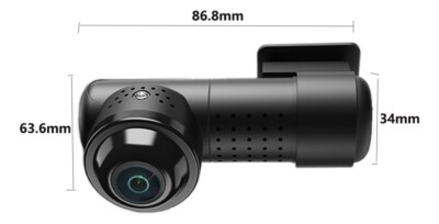 360 degree panoramic recorder wireless APP driving recorder car 