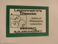 PERSPECTIVE Time Line Game LEGIONAIRE'S DISEASE 1992 card used History free ship