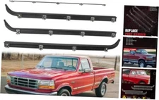 Front Inner Outer Window Molding Sweep Felt Trim Seal Weatherstrip Kit