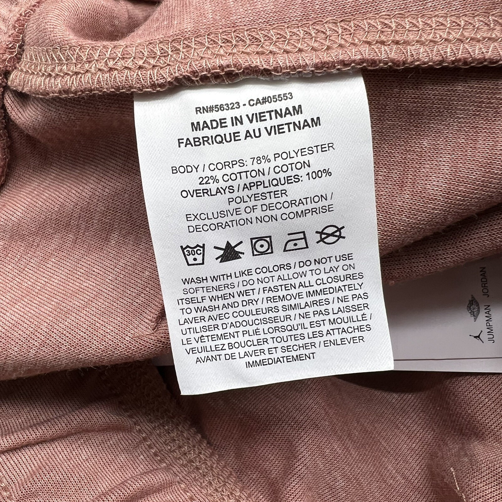 NEW XL Jordan Dri Fit Statement Fleece Track Pants SLIM Fit Men Coral DJ0873-668 thumbnail 10