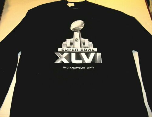 Super Bowl XLVI Indianapolis 2012 - National Football League T-Shirt New! NWT XL - Picture 1 of 1