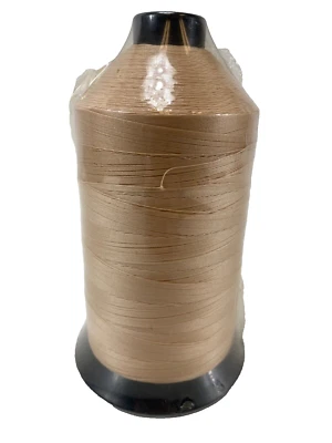 SM CRISTALL CO Milspec Military Sewing Thread Spool T-90 SM CRISTALL TAN VT-295E Bonded