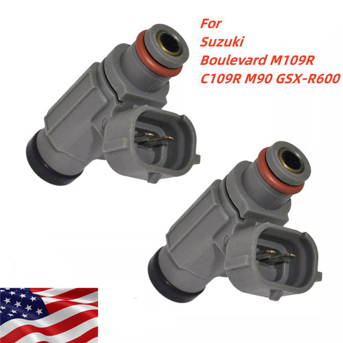 2Pcs Fit For Suzuki Boulevard M109R C109R M90 GSX-R600 Fuel Injector 15710-48G00