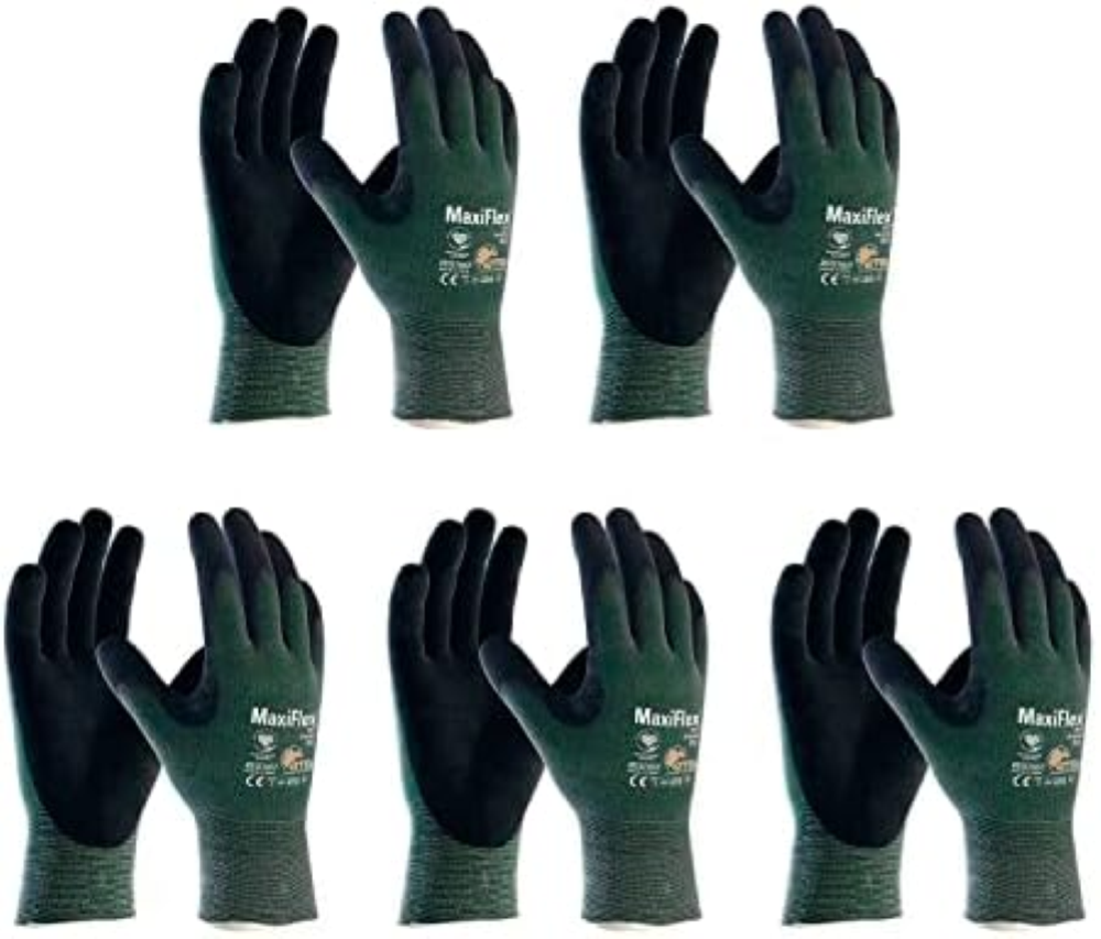 Vasalat Maxi-Cut-Gr.10-SB5 Guanti da Lavoro, Verde/Nero, 10