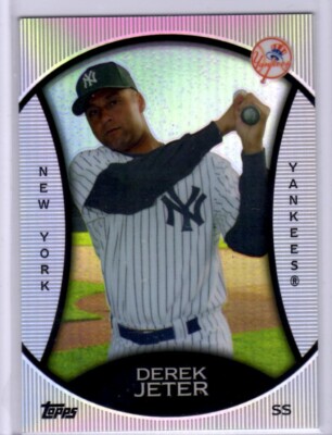 2010 Topps Legends Platinum Chrome Wal-Mart Cereal #PC17 Derek Jeter   Yankees!