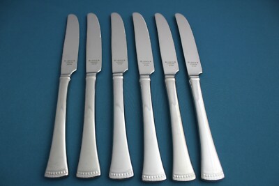 Lenox BROOKFIELD Dinner Knives Solid (Set of 6) Stainless Vietnam 9 1/4''