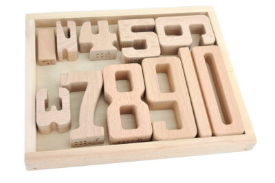 Wooden Number Sum Blocks - MONTESSORI MATH MATERIALS