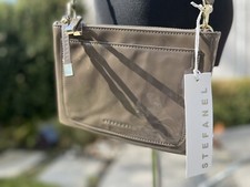 Borsa borsa donna borsetta borsa a tracolla Stefanel vernice tortora nuova