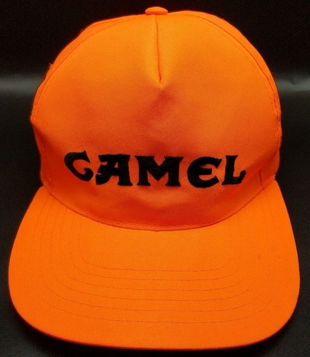 CAMEL CIGARETTES hat neon orange 