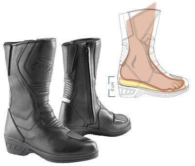 Büse D20 41 Damen Motorrad Stiefel Touren Stiefel mit erhöhter