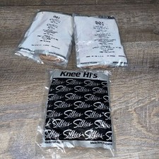 Silkies Lot of 3 Packages Knee Hi's 9 Pair Total Color Is Nude OSFA