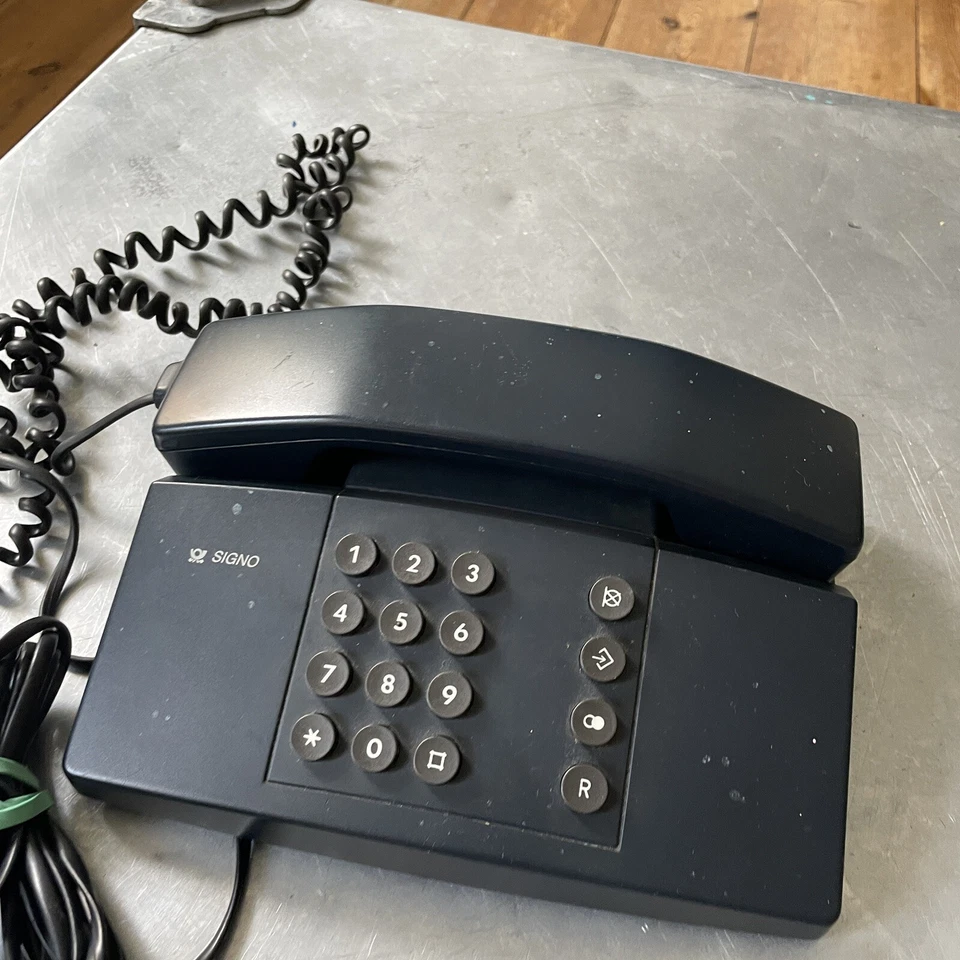 Telekom Telefon SIGNO - Dunkelblau - Made in Germany 1993 - Bild 3 von 4