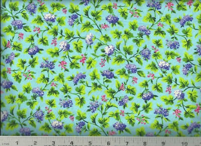 Quilting Treasures Bliss Purple Floral Vine 27469-B 100% Cotton Quilt Fabric BTY