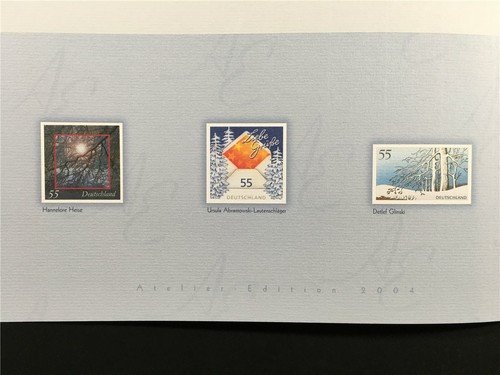 GERMAN POST ART-EDITION 2004/35 SEASON WINTER SNOW TREES - Picture 5 of 6